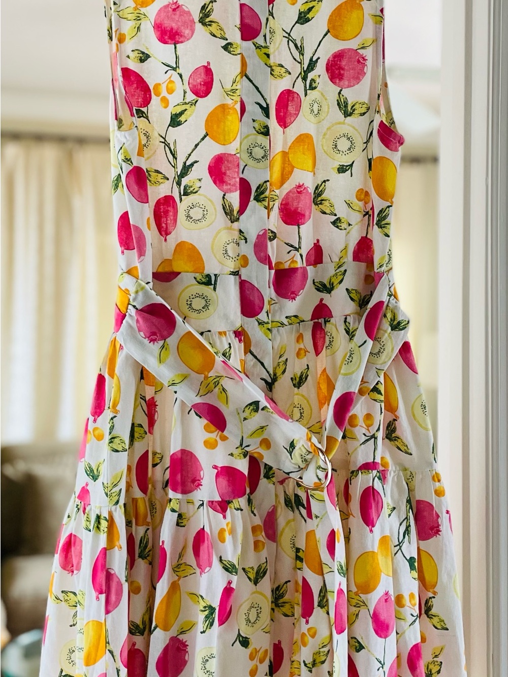 Cynthia Rowley women’s lined, linen-blend summer dress